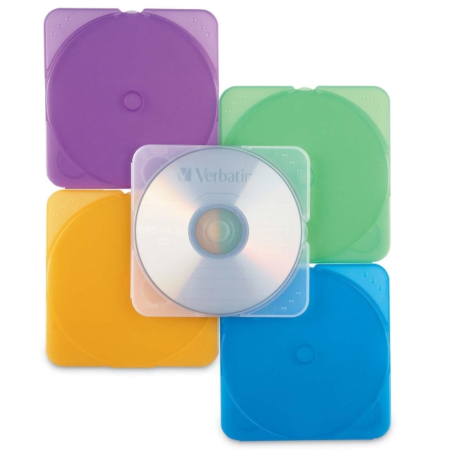 Verbatim TRIMpak CD / DVD Color Case 93804