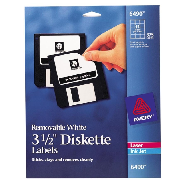 Avery Diskette Label 6490