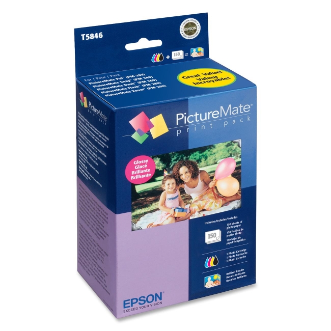 Epson PictureMate Print Pack T5846