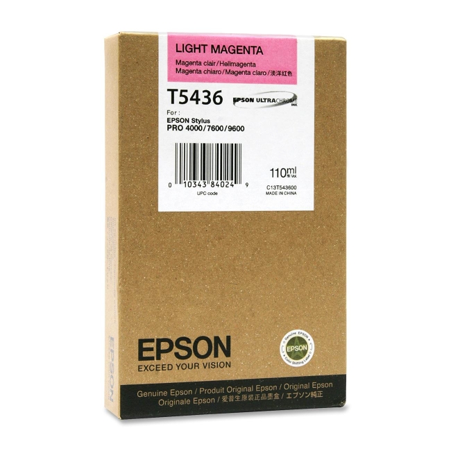 Epson Light Magenta Ink Cartridge T543600