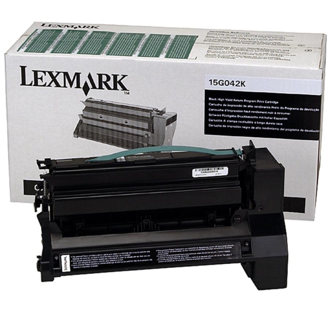 Lexmark Black Toner Cartridge 15G042K
