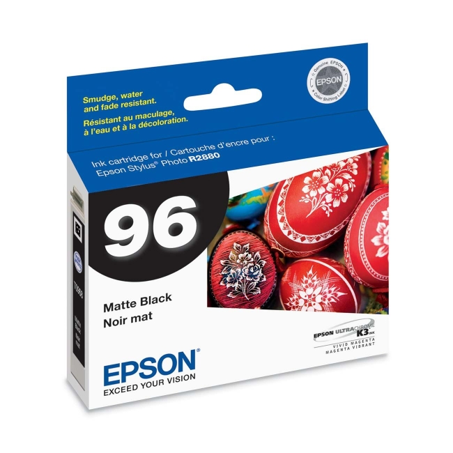 Epson Matte Black Ink Cartridge T096820 No. 96