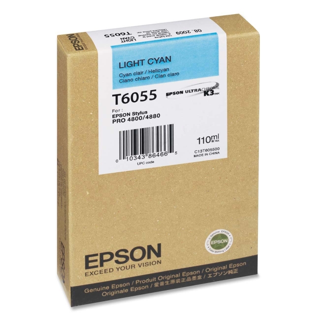Epson Light Cyan Ink Cartridge T605500