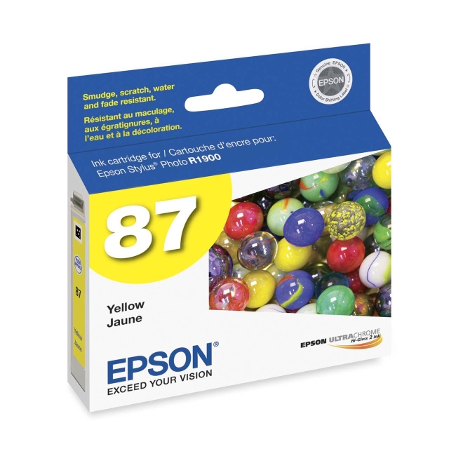 Epson UltraChrome Hi-Gloss 2 Pigment Yellow Ink Cartridge T087420