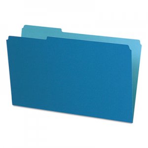 Pendaflex Interior File Folders, 1/3 Cut Top Tab, Legal, Blue, 100/Box 435013BLU PFX435013BLU