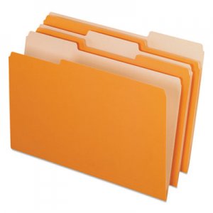 Pendaflex Interior File Folders, 1/3 Cut Top Tab, Legal, Orange, 100/Box 435013ORA PFX435013ORA