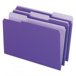 Pendaflex Interior File Folders, 1/3 Cut Top Tab, Legal, Violet, 100/Box 435013VIO PFX435013VIO