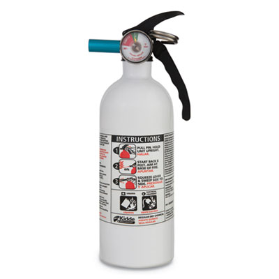 Kidde FX511 Automobile Fire Extinguisher, 5 B:C, 100psi, 14.5h x 3.25 dia, 2lb KID21006287N 21006223