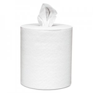 Scott Roll-Control Center-Pull Towels, 8 x 12, White, 700/Roll, 6 Rolls/Carton KCC01032 01032