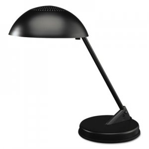 Ledu Incandescent Desk Lamp with Vented Dome Shade, 18" Reach, Matte Black LEDL563MB L563MB