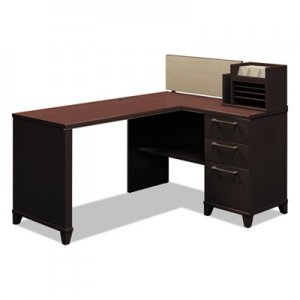 Bush Enterprise Collection 60W x 47D Corner Desk, Mocha Cherry (Box 1 of 2) BSH2999MCA103 2999MCA1-03