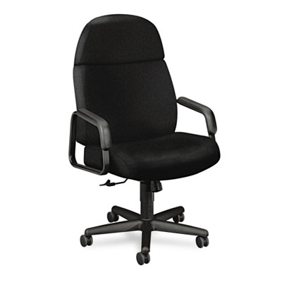 HON Pyramid 3500 Series 24-Hour Executive High-Back Swivel/Tilt Chair, Black 3501NT10T HON3501NT10T