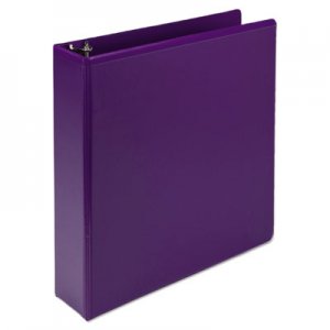 Samsill Fashion View Binder, Round Ring, 11 x 8-1/2, 2" Capacity, Purple, 2/Pack SAMU86608 U86608