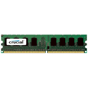 Crucial 1GB, 240-pin DIMM, DDR2 PC2-6400 memory module CT12872AA80E