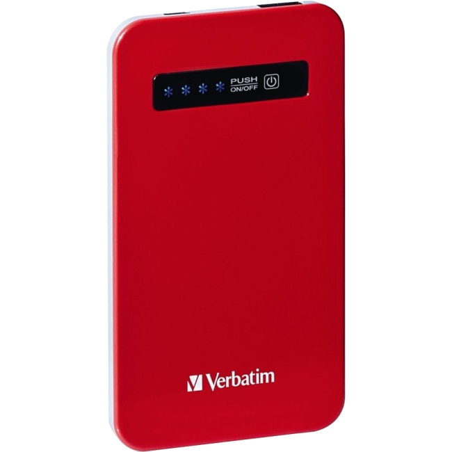 Verbatim Ultra Slim Power Pack (4200 mAh) - Red 98453
