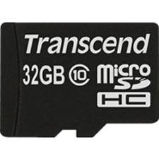 Transcend 32GB Premium microSD High Capacity (microSDHC) Card - Class 10 TS32GUSDHC10-P3