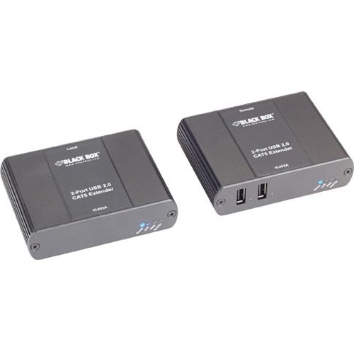 Black Box USB Ultimate Extender over UTP, 2-Port, with Remote Power IC402A