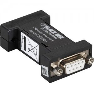 Black Box DB9 Mini Converter (USB to Serial), USB/RS-485 (2-wire, DB9) IC830A