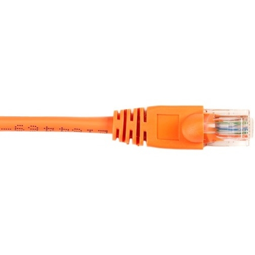 Black Box CAT6 Value Line Patch Cable, Stranded, Orange, 4-ft. (1.2-m) CAT6PC-004-OR