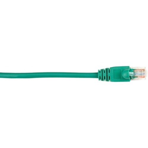 Black Box CAT5e Value Line Patch Cable, Stranded, Green, 2-ft. (0.6-m) CAT5EPC-002-GN