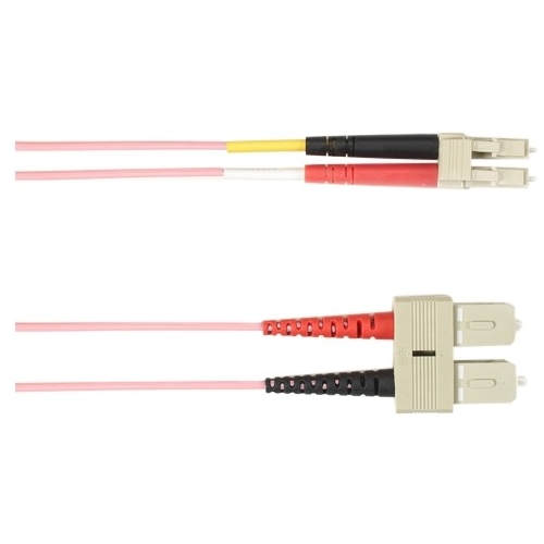 Black Box Fiber Optic Patch Network Cable FOCMRSM-030M-SCLC-OR