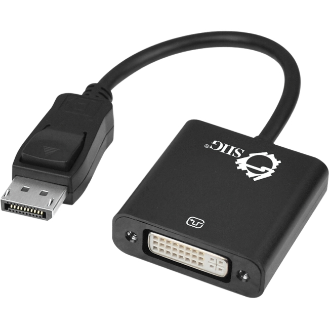 SIIG DisplayPort to DVI Adapter Converter CB-DP0P11-S1