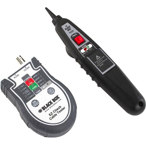 Black Box EZ Check Cable Tester with Probe EZCTP