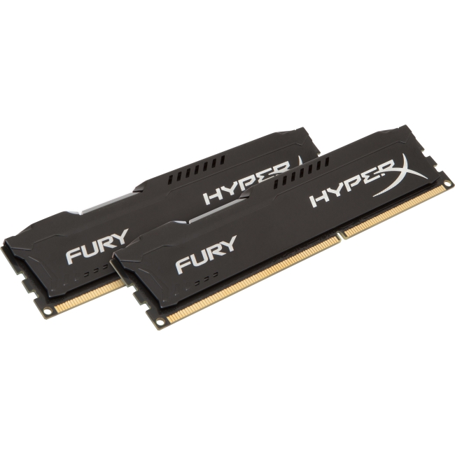 Kingston HyperX Fury Memory Black - 16GB Kit (2x8GB) - DDR3 1333MHz HX313C9FBK2/16