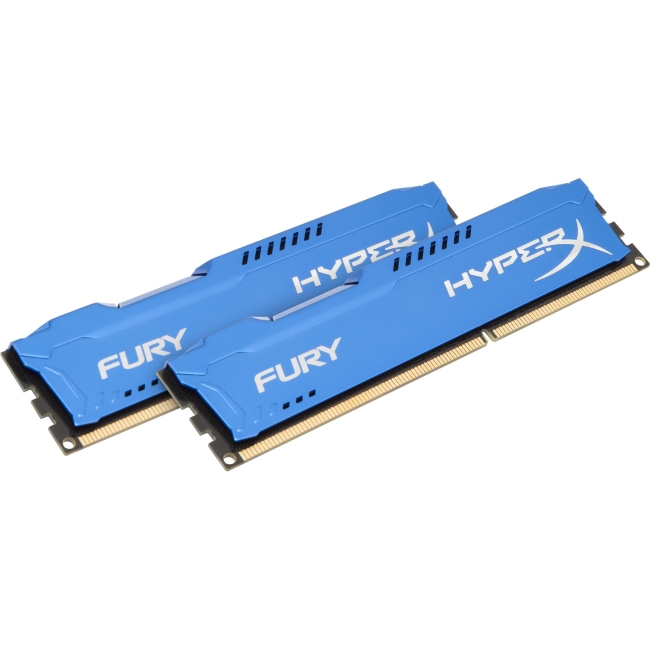 Kingston HyperX Fury Memory Blue - 8GB Kit (2x4GB) - DDR3 1600MHz HX316C10FK2/8