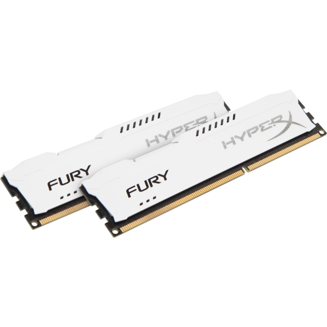 Kingston HyperX Fury Memory White - 8GB Kit (2x4GB) - DDR3 1866MHz HX318C10FWK2/8