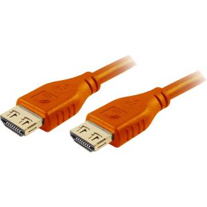 Comprehensive MicroFlex Pro AV/IT Series High Speed HDMI Cable with ProGrip Deep Orange MHD-MHD-12PROORG