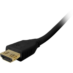 Comprehensive MicroFlex Pro AV/IT Series High Speed HDMI Cable with ProGrip Jet Black MHD-MHD-18INPROBLK