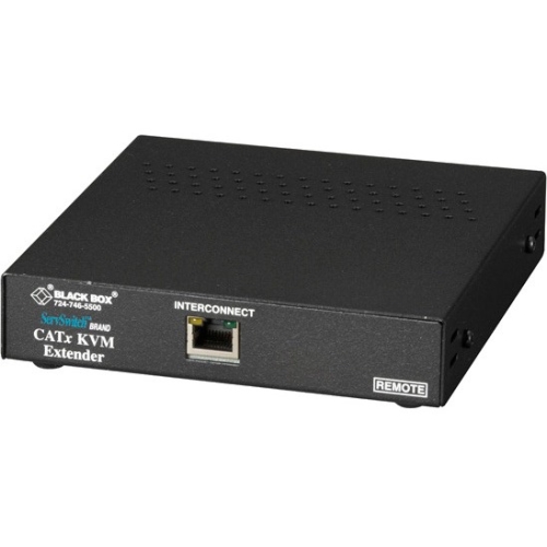 Black Box ServSwitch Single-Video CATx KVM Extender, Standalone Remote Unit ACUR001A