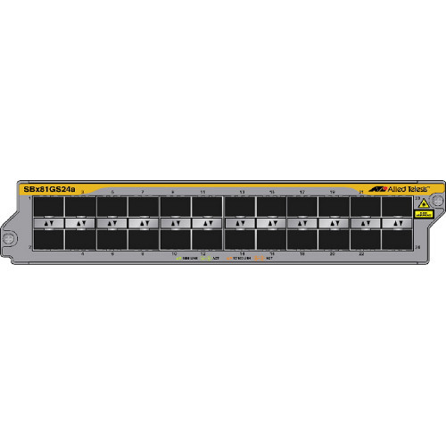 Allied Telesis 24-Port 100/1000X SFP Ethernet Line Card AT-SBX81GS24A