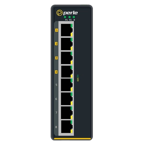 Perle Industrial Ethernet Switch with Power Over Ethernet 07011450 IDS-108FPP-DM1SC2D