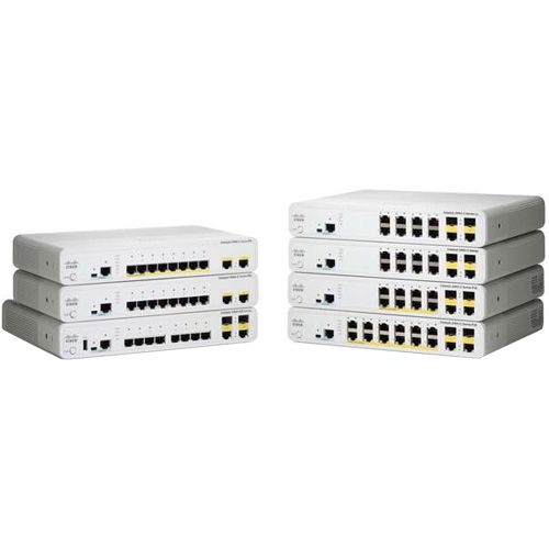Cisco 2960C Switch 8 FE, 2 x Dual Purpose Uplink, LAN Lite - Refurbished WS-C2960C-8TC-S-RF 2960C-8TC