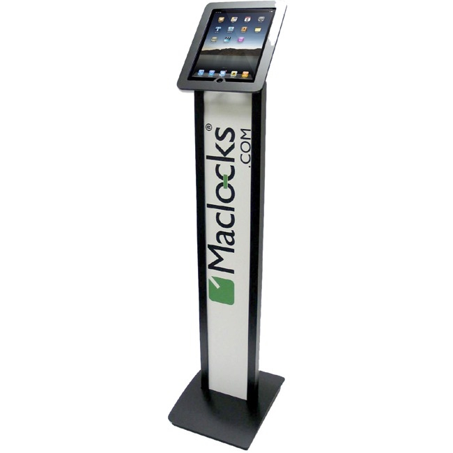 MacLocks iPad BrandMe Stand with Executive Enclosure Black 140B213EXENB