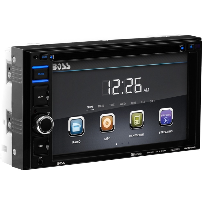 Boss Audio In-Dash Double-DIN 6.2" Touchscreen Monitor Bluetooth DVD Player BV9364B