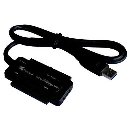 Premiertek X-Media SATA+IDE 2.5/3.5 to USB 3.0 Adapter with Auto Backup Button UB-3235S