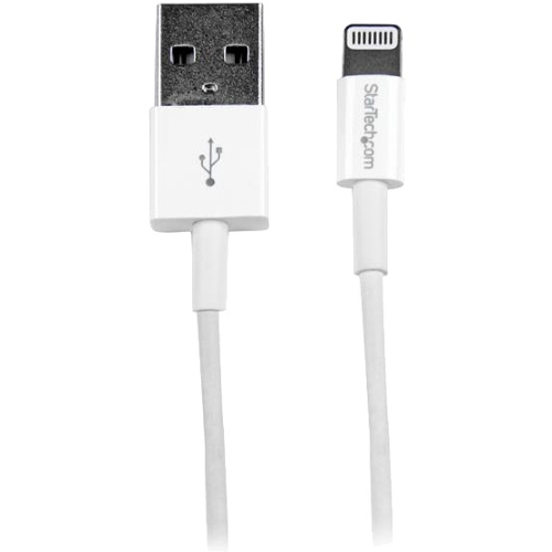StarTech.com Sync/Charge Lightning/USB Data Transfer Cable USBLT1MWS