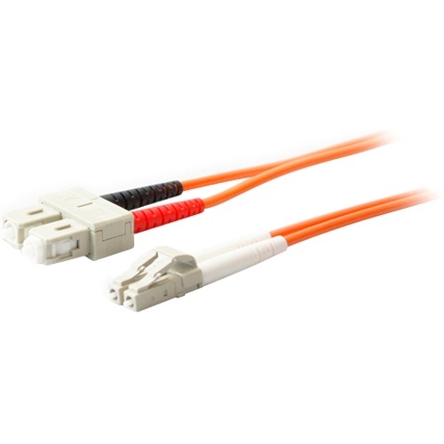 AddOn 8m Multi-Mode Fiber (MMF) Duplex SC/LC OM1 Orange Patch Cable ADD-SC-LC-8M6MMF