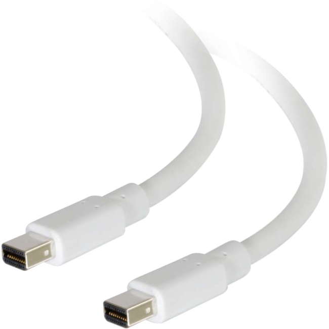 C2G 6ft Mini DisplayPort Cable M/M - White 54411