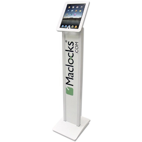 MacLocks iPad BrandMe Stand with Executive Enclosure White 140W213EXENW