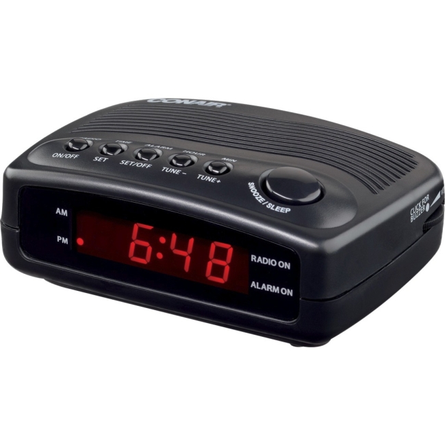 Conair Hospitality Clock Radio with Single Day Alarm WCR02