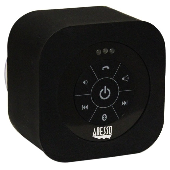 Adesso Xtream S1 Bluetooth 3.0 Waterproof Speaker (Black) XTREAMS1B Xtream S1B