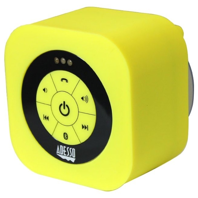 Adesso Xtream S1 Bluetooth 3.0 Waterproof Speaker (Yellow) XTREAMS1Y Xtream S1Y