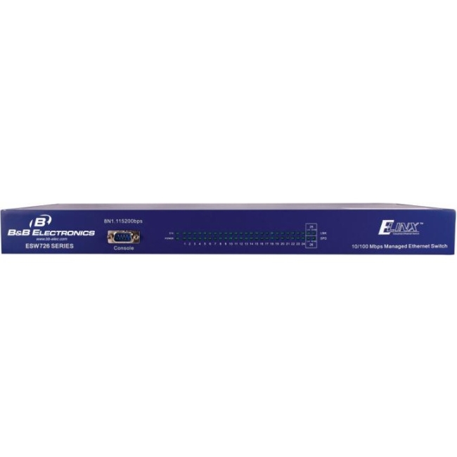 B+B Elinx Ethernet Switch ESWG626-2SFP