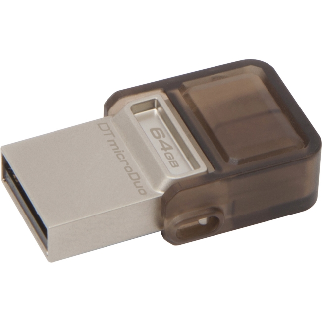 Kingston 64GB DataTraveler microDuo USB 3.0 On-The-Go Flash Drive DTDUO3/64GB