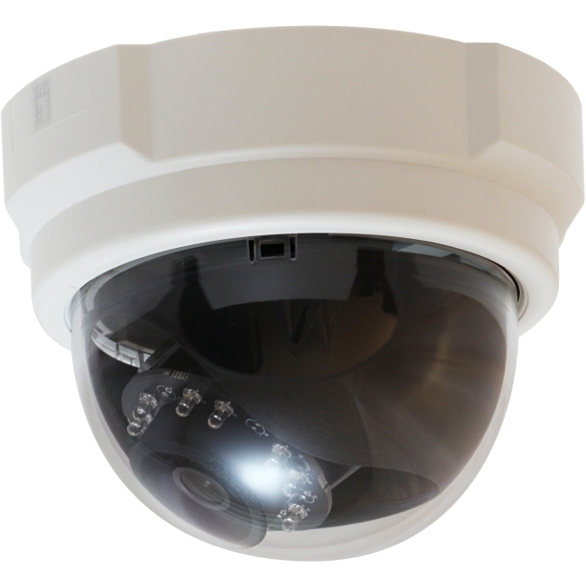 ClearLinks Fixed Dome Network Camera, 5-Megapixel, PoE 802.3af, Day & Night, IR LEDs, WDR FCS-3063