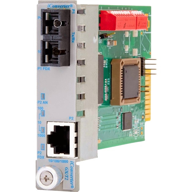 Omnitron iConverter GX/T2 SC Single-Mode 12km Plug-In Module 8523N-1 8523N-1-x
